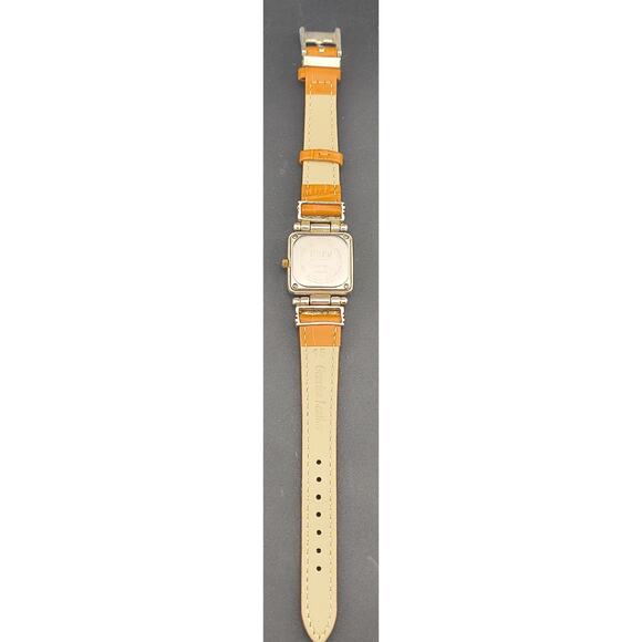 Ecclissi Sterling Silver Watch Turquoise Dial Square Case New Battery & Strap main image 11